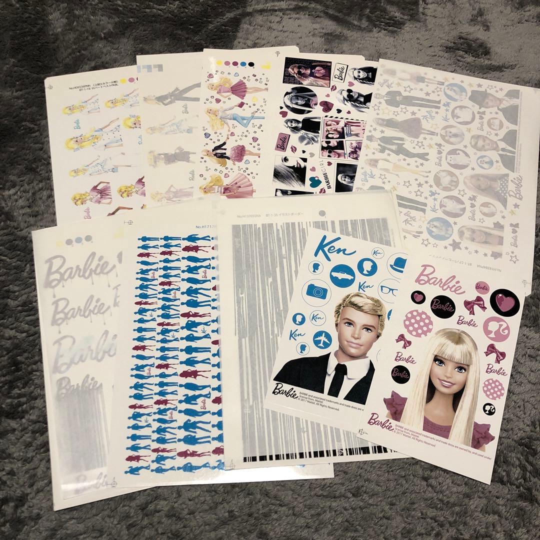 ①ポーセラーツ　転写紙　バービー福袋　Barbie セット売り　レア　廃盤