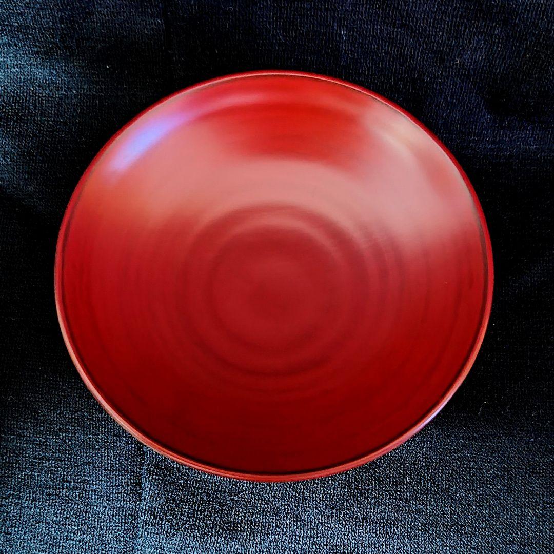 輪島塗 角偉三郎 朱塗 盃 一つ星 紙箱 共布 栞 人間国宝 名工