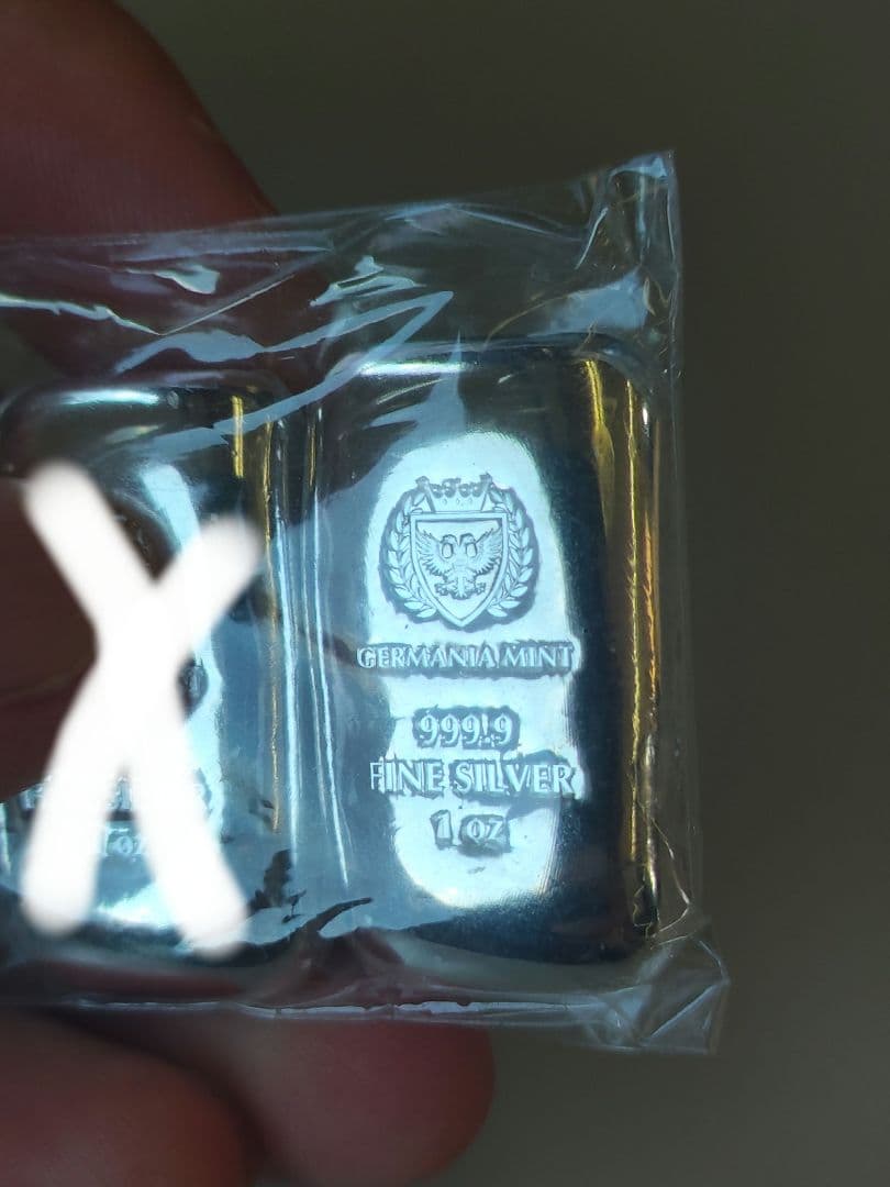 ポーランド 純銀塊 99.99% 保証書付