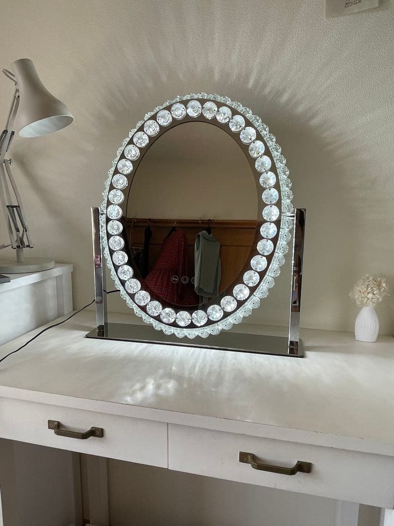 タイムセール　大人気　ブリエ　Francfranc 女優ミラーLED ドレッサー