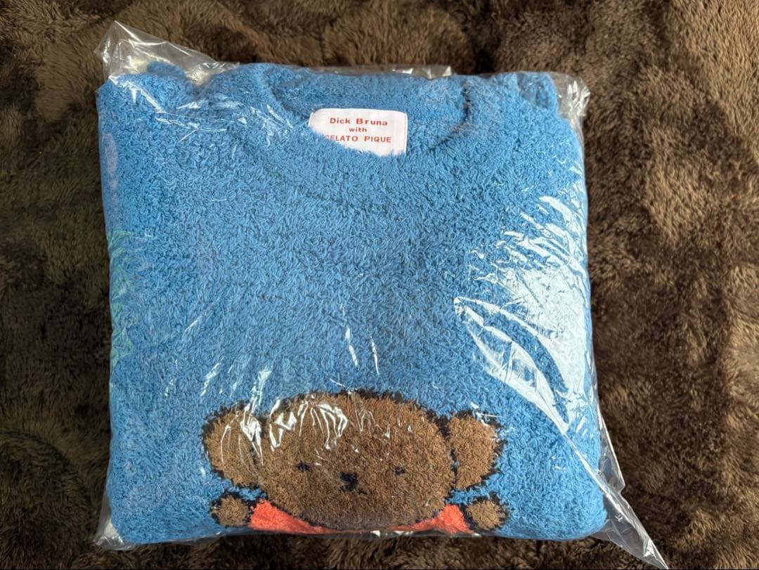 【新品未使用】ジェラートピケ　ミッフィーベビモコプルオーバー＆ロングパンツセット