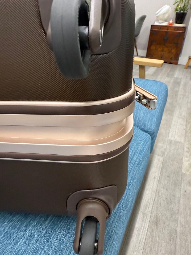 SUNCO SIGNER BIENES ブラウン キャリーケース64L