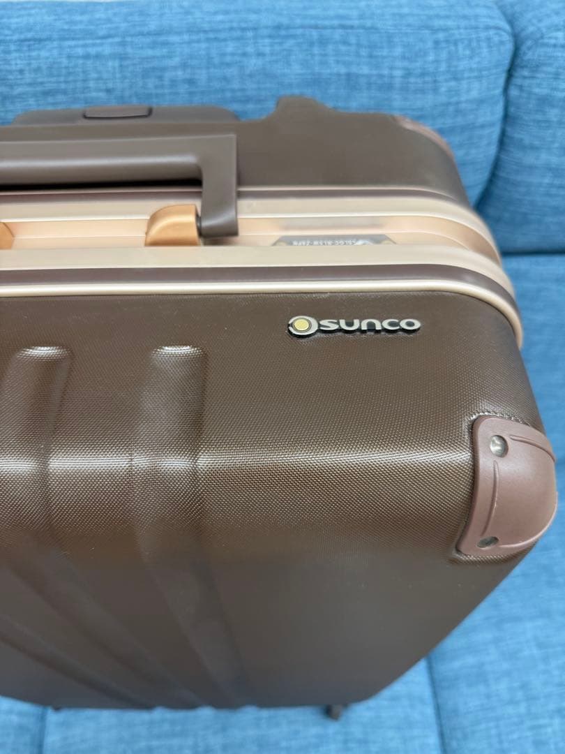 SUNCO SIGNER BIENES ブラウン キャリーケース64L