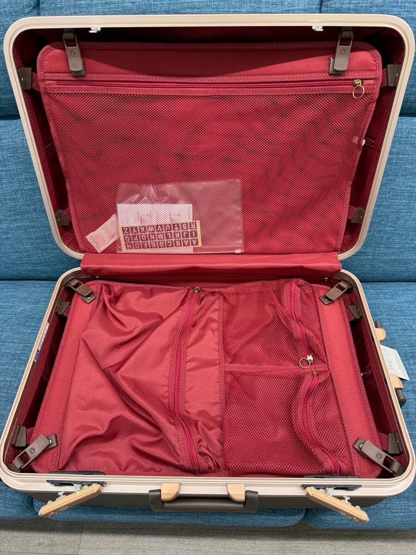 SUNCO SIGNER BIENES ブラウン キャリーケース64L