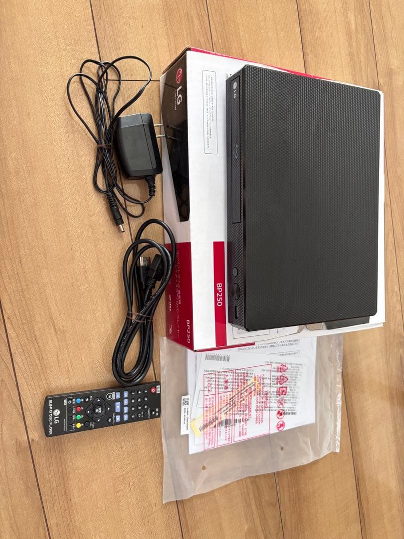 ［美品］LG BP250 ブルーレイディスク DVDプレーヤー 2021年製
