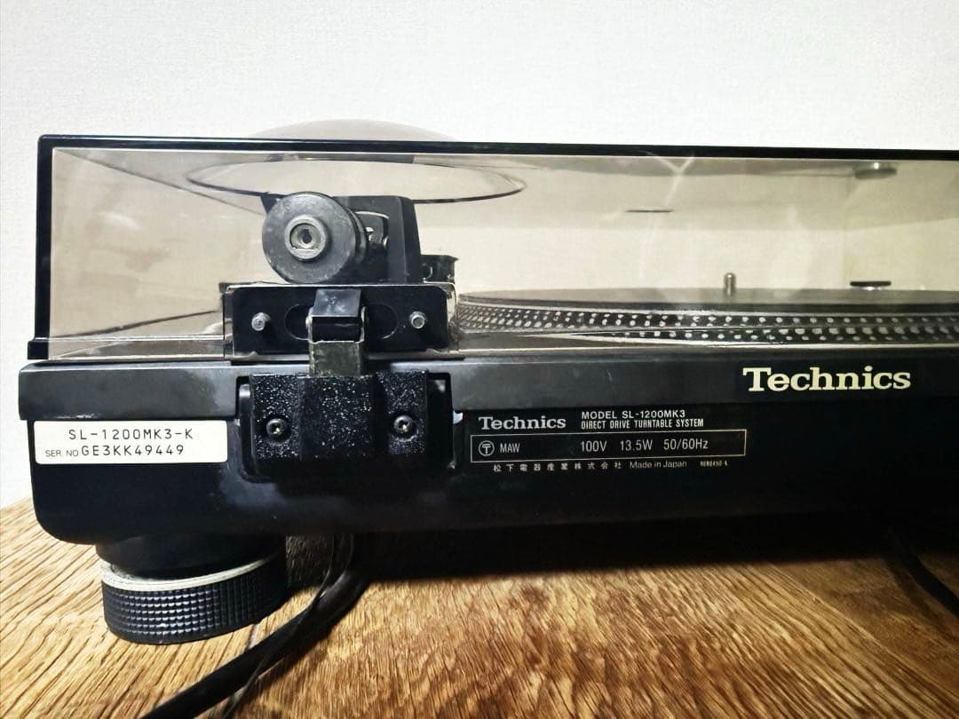 ★*★様 Technics SL1200 MK3 BLACK テクニクス ターン