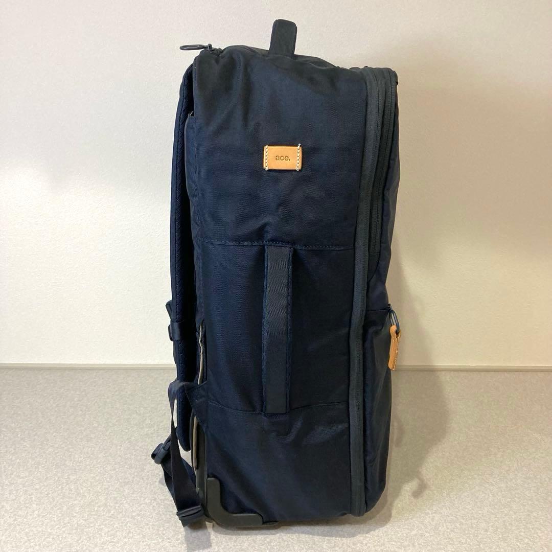 希少　エース　ACE リュック　キャリーバッグ　2WAY 機内持込可　ネイビー