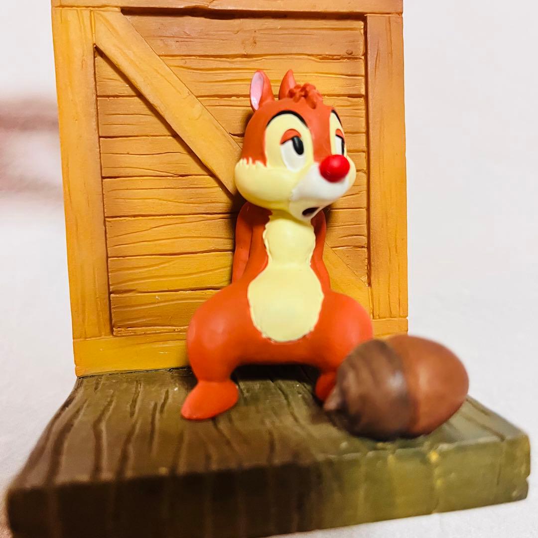ディズニーリゾート　チップ　デール　ブックエンド　フィギュア