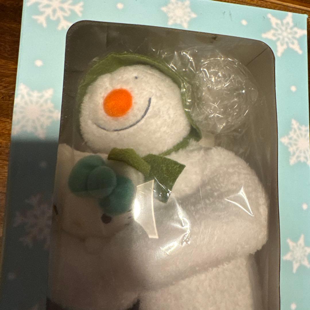 ハローキティ　スノーマン　ぬいぐるみ　箱に破れあり