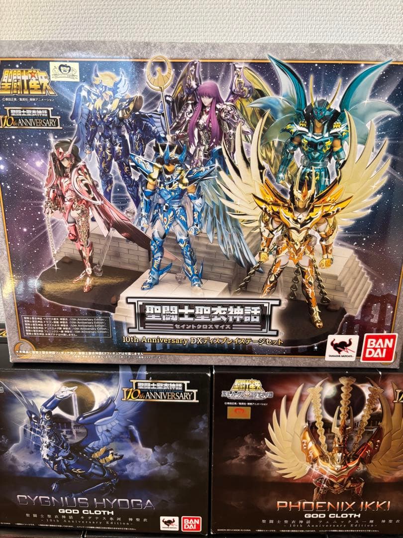 聖闘士聖衣神話　10th Anniversary 5体+ステージセット