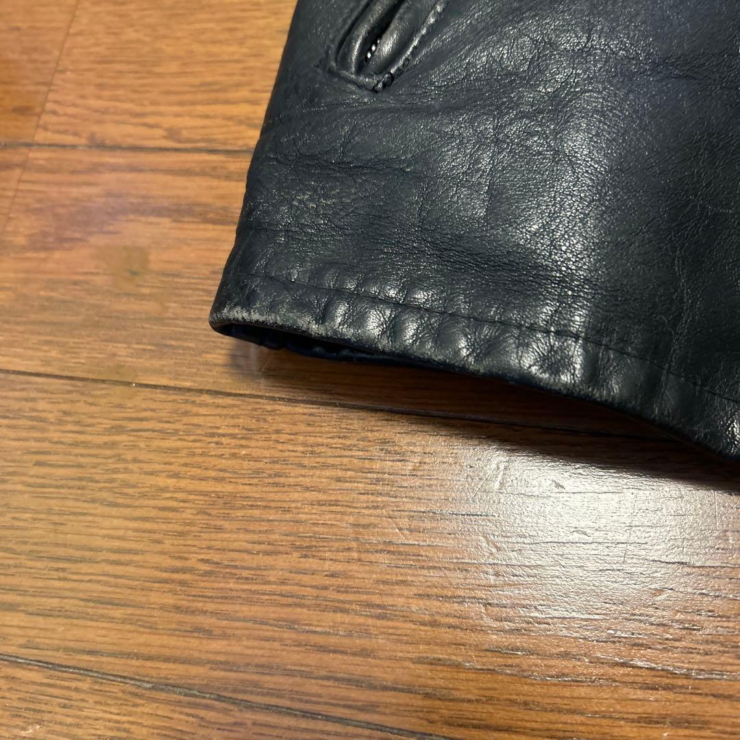 Schott シングルライダースジャケット 革ジャン 38