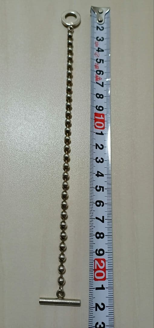 【中古】GUCCI「ポールチェーンブレスレット」シルバー925（22cm）