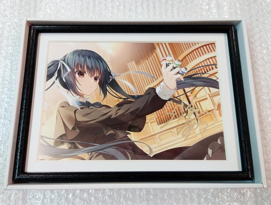 サクラノ刻 FANZAオンラインくじ すかぢ先生直筆サイン入り高精細複製原画