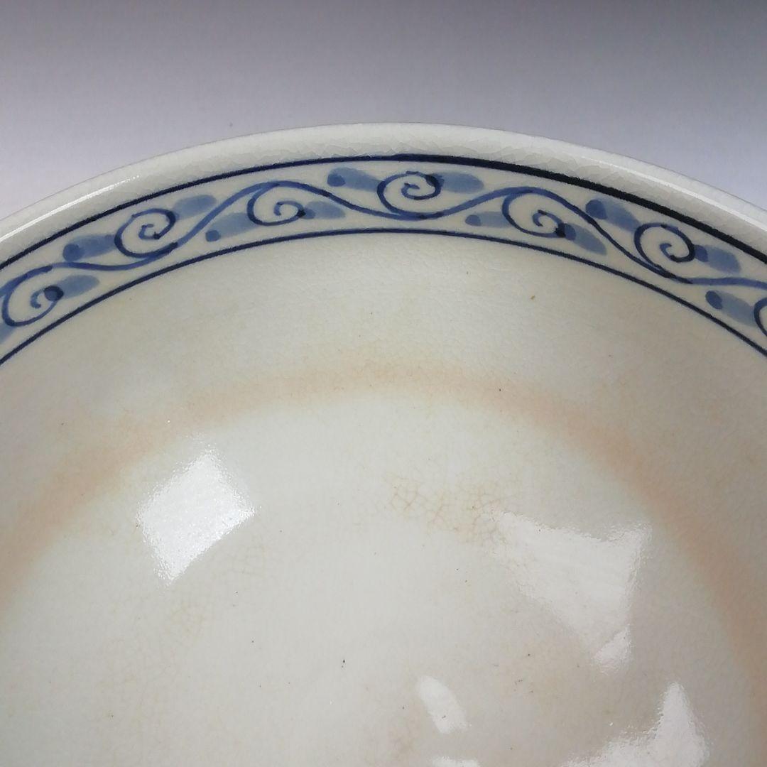 Ｗ１３６　数茶碗　十客『安南仁清写独楽筋紋』『手塚桐鳳 造』　共箱　茶道具