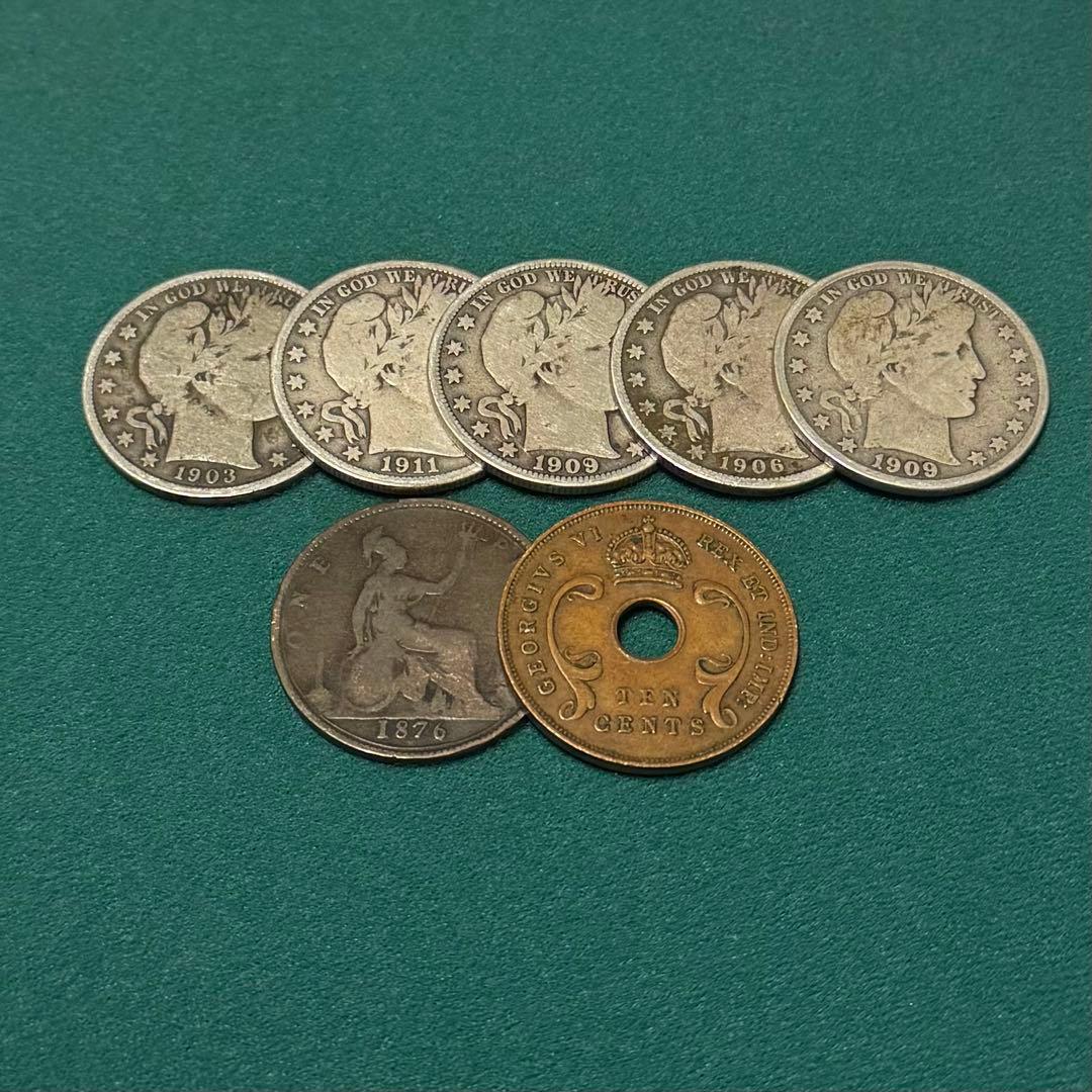 バーバーハーフダラー　セット