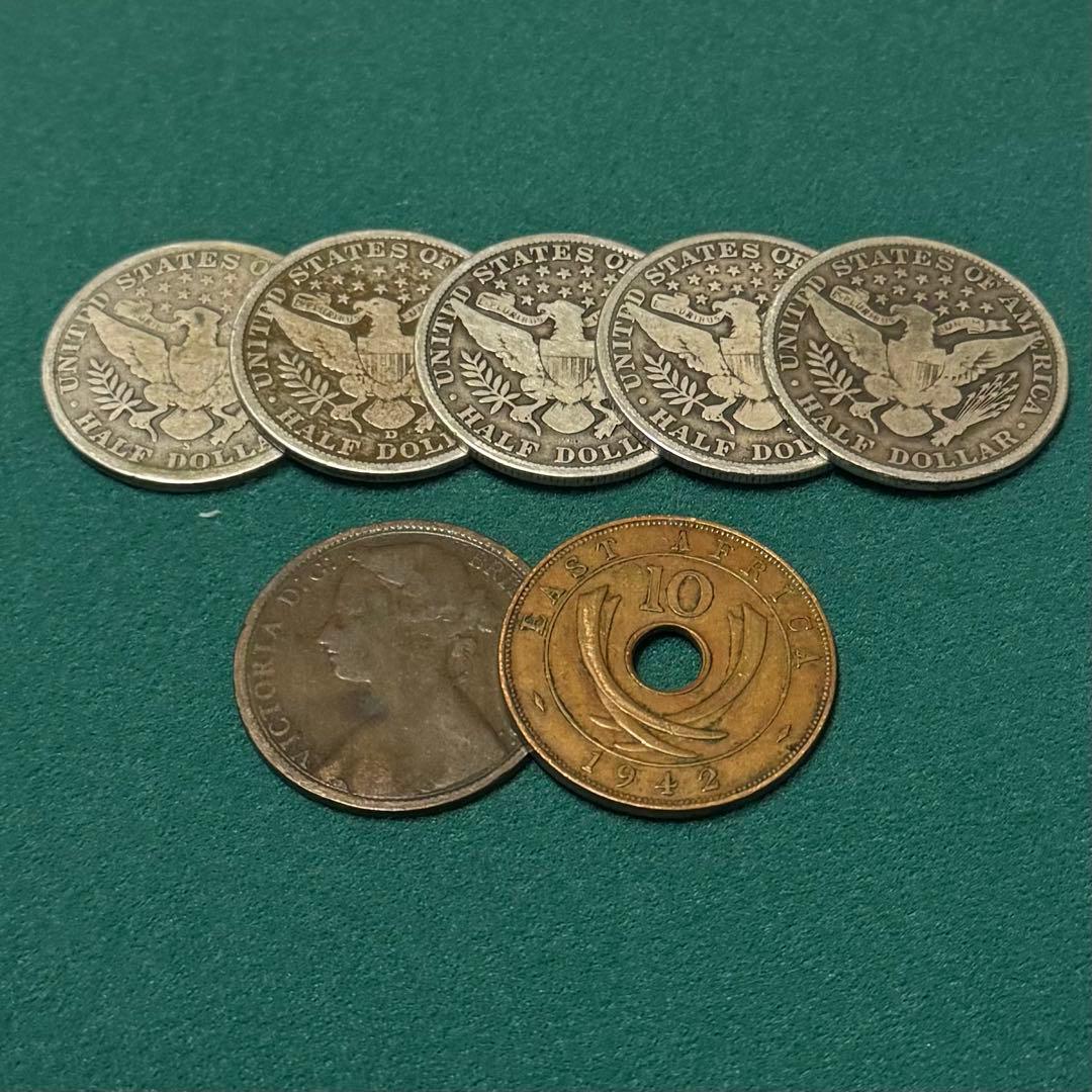 バーバーハーフダラー　セット