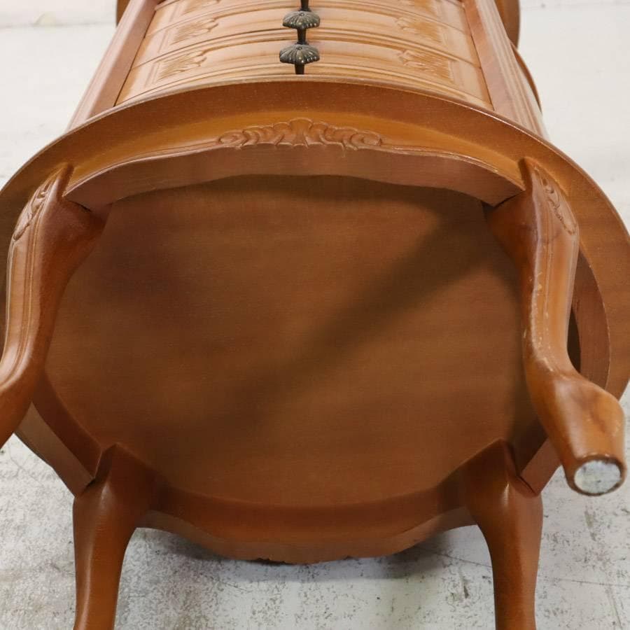 イタリア製クラシカル家具 サイドチェスト コンソール 電話台 引き出し4段