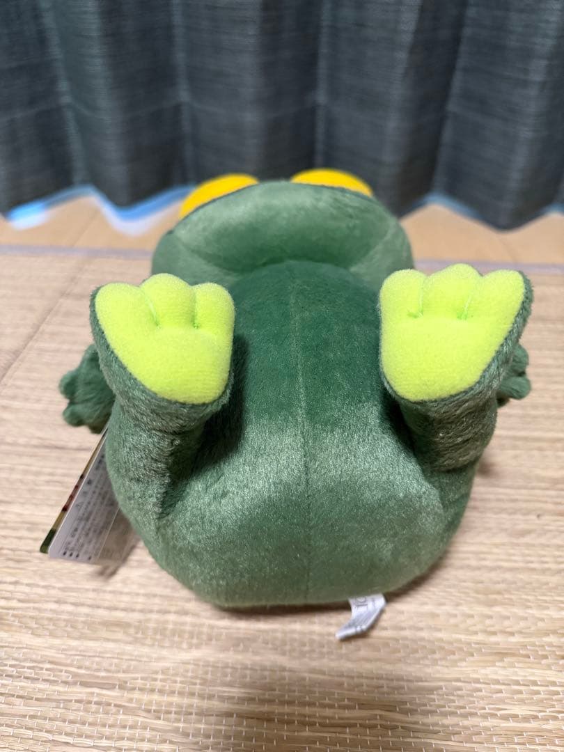 バムとケロ　ぬいぐるみ　ケロ　Lサイズタグ付き