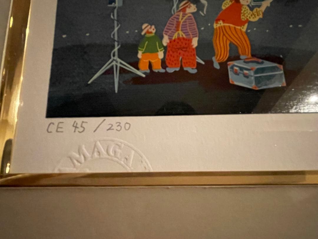 【美品】ヒロ・ヤマガタ　日本のエッセンス　金閣寺　自筆サイン