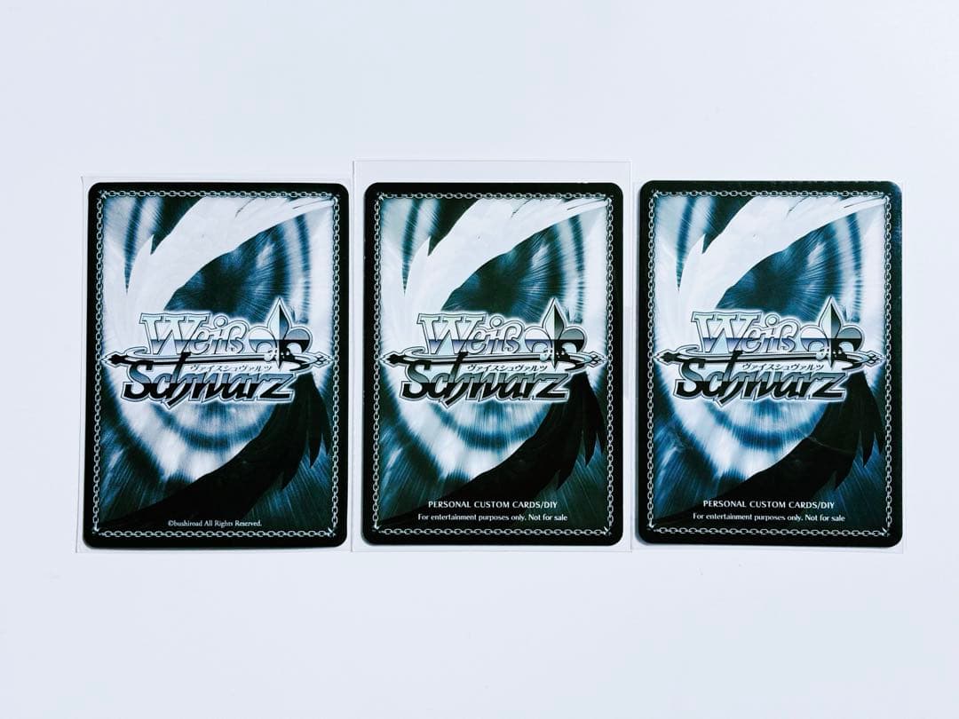 ヴァイスシュヴァルツ　ラブライブ　西木野真姫　3枚セット　箔押し、サイン入り