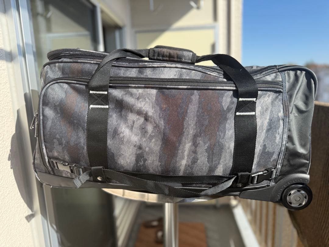 Coleman 大容量 ブラック迷彩(カモフラージュ柄)キャリーカート