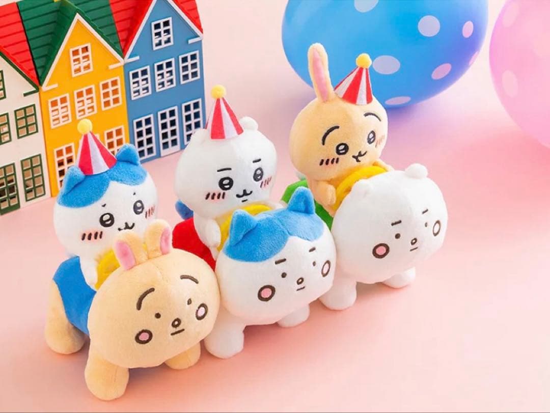 ちいかわ ぴーぽぽ ぬいぐるみ ハチワレ