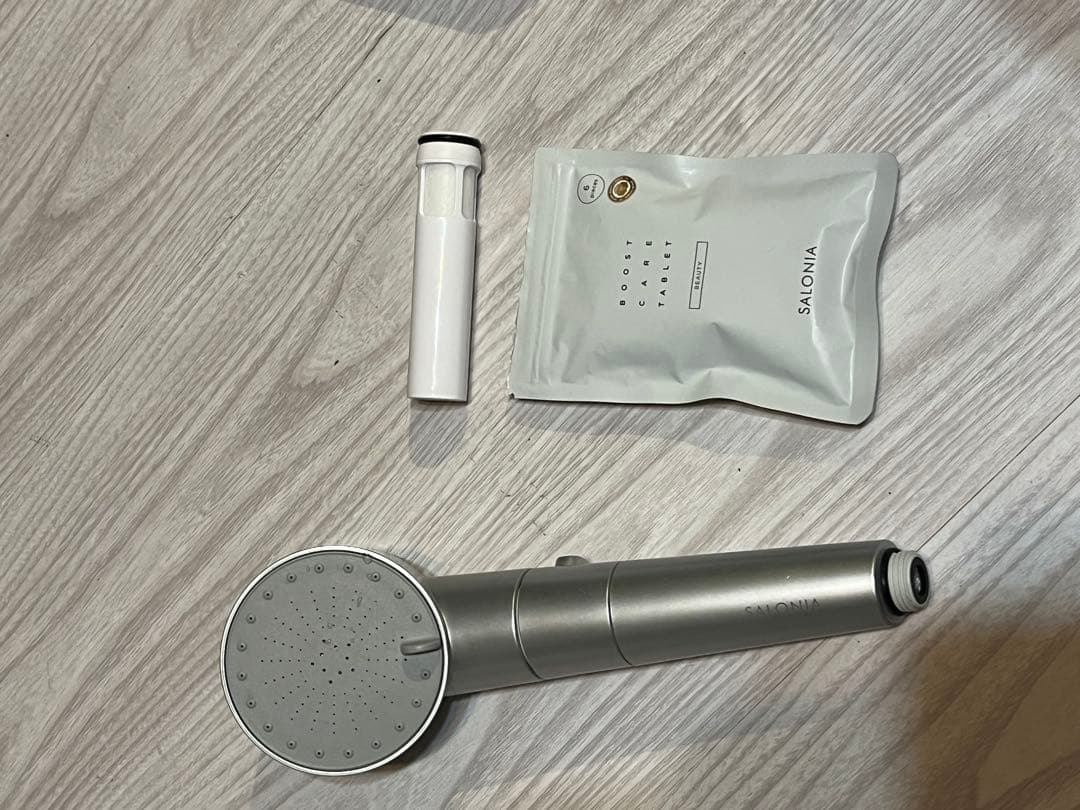 SALONIA ファインバブル シャワーヘッド シルバー