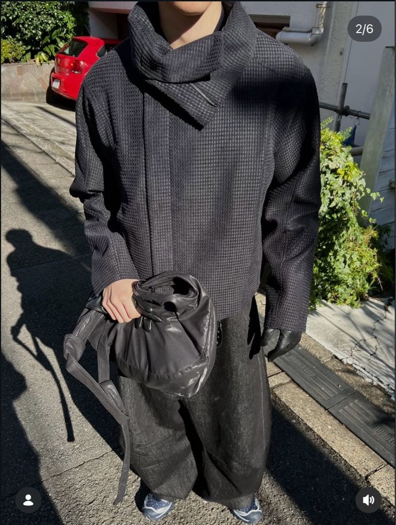 【即日発送】Jcaesar ZIPPER JACKET S 斜めジップジャケット