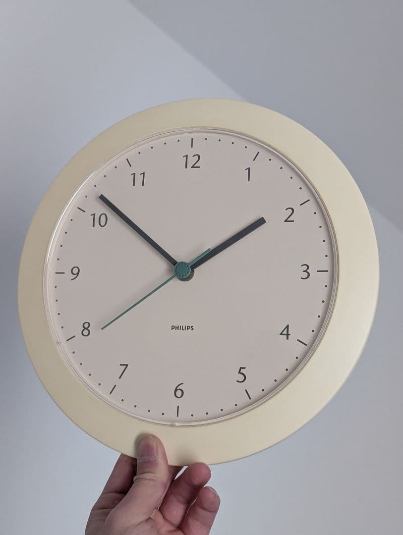 80's PHILIPS ドイツ製 ウォールクロック ヴィンテージ 壁掛け時計
