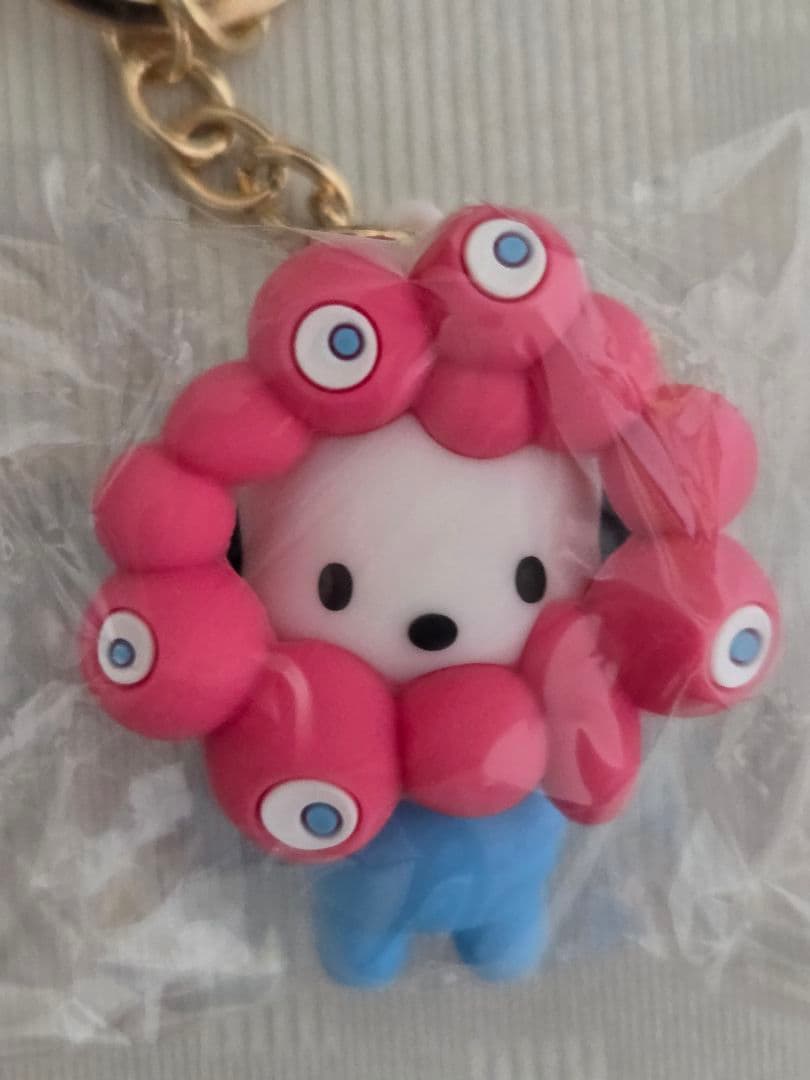 サンリオミャクミャク なりきり立体キーホルダーパステルカラー7種類コンプリート