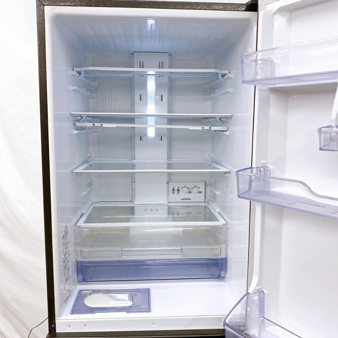 三菱自動製氷付 ノンフロン冷蔵庫　MITSUBISHI MR-CX37A-BR1