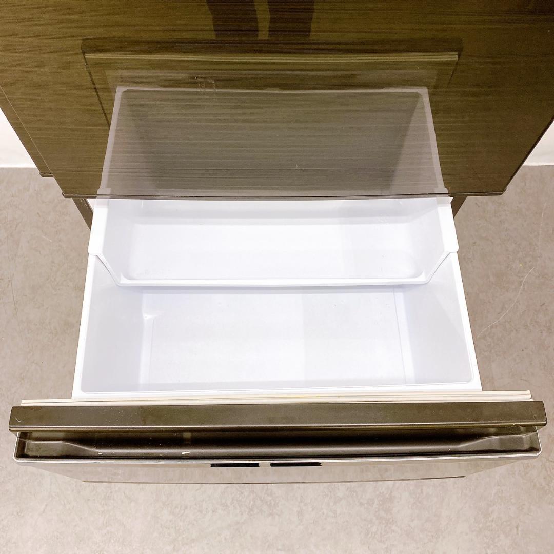 三菱自動製氷付 ノンフロン冷蔵庫　MITSUBISHI MR-CX37A-BR1