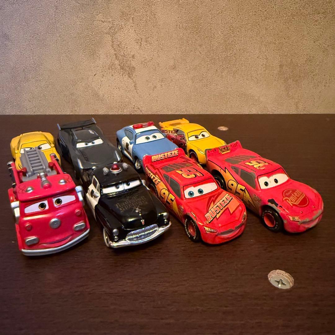 【非売品・廃番】トミカ カーズ マックィーン等8台 MovieNEX Dカプセル