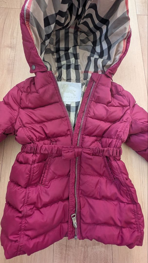 ガジュマル＊BURBERRY CHILDREN フード付きダウンコート