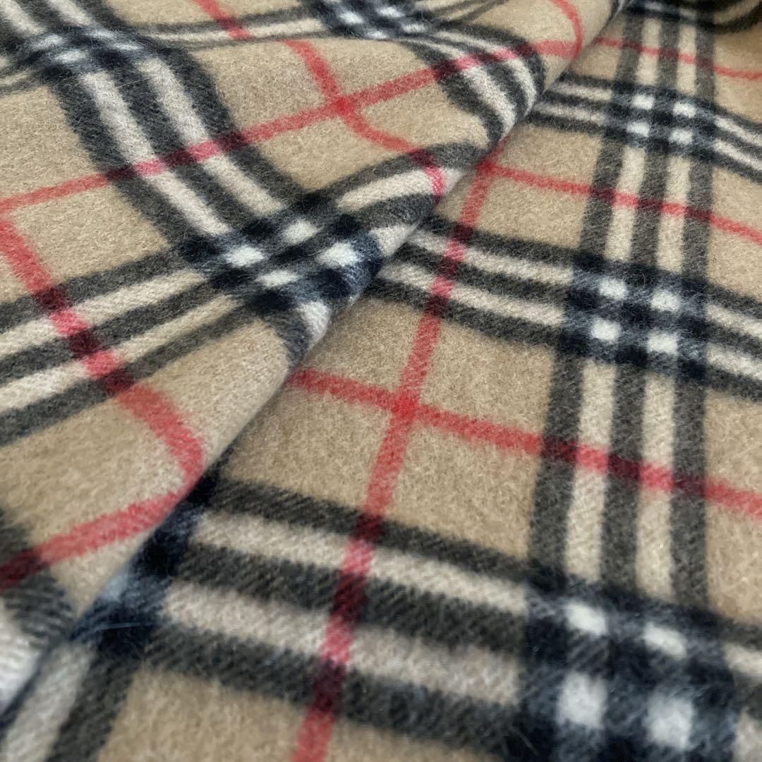 Burberry’sカシミヤ100%ウール　ノバチェック定番マフラー男女兼用