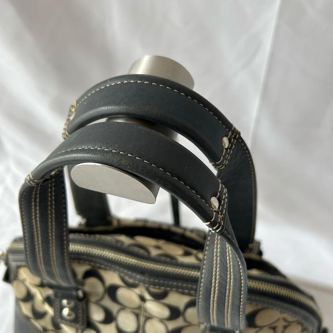COACH F13977 ハンドバッグ ターンロック シグネチャー