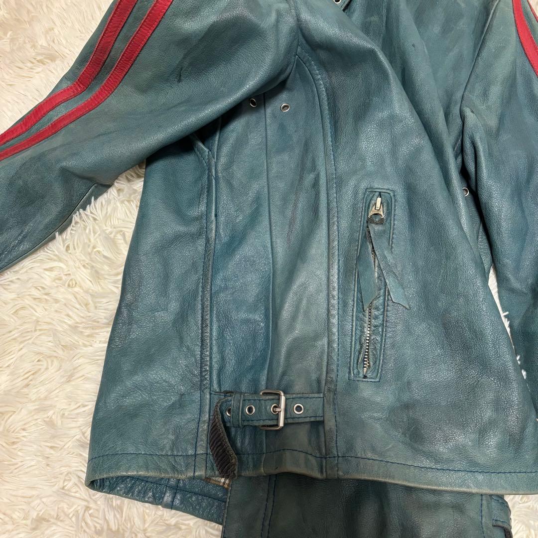 【希少色】 Schott ライダースジャケット シングル ヴィンテージ M