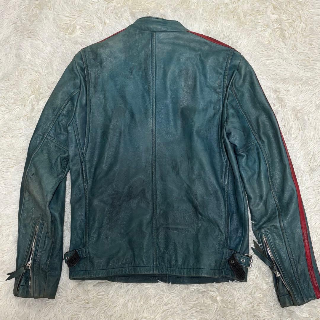 【希少色】 Schott ライダースジャケット シングル ヴィンテージ M