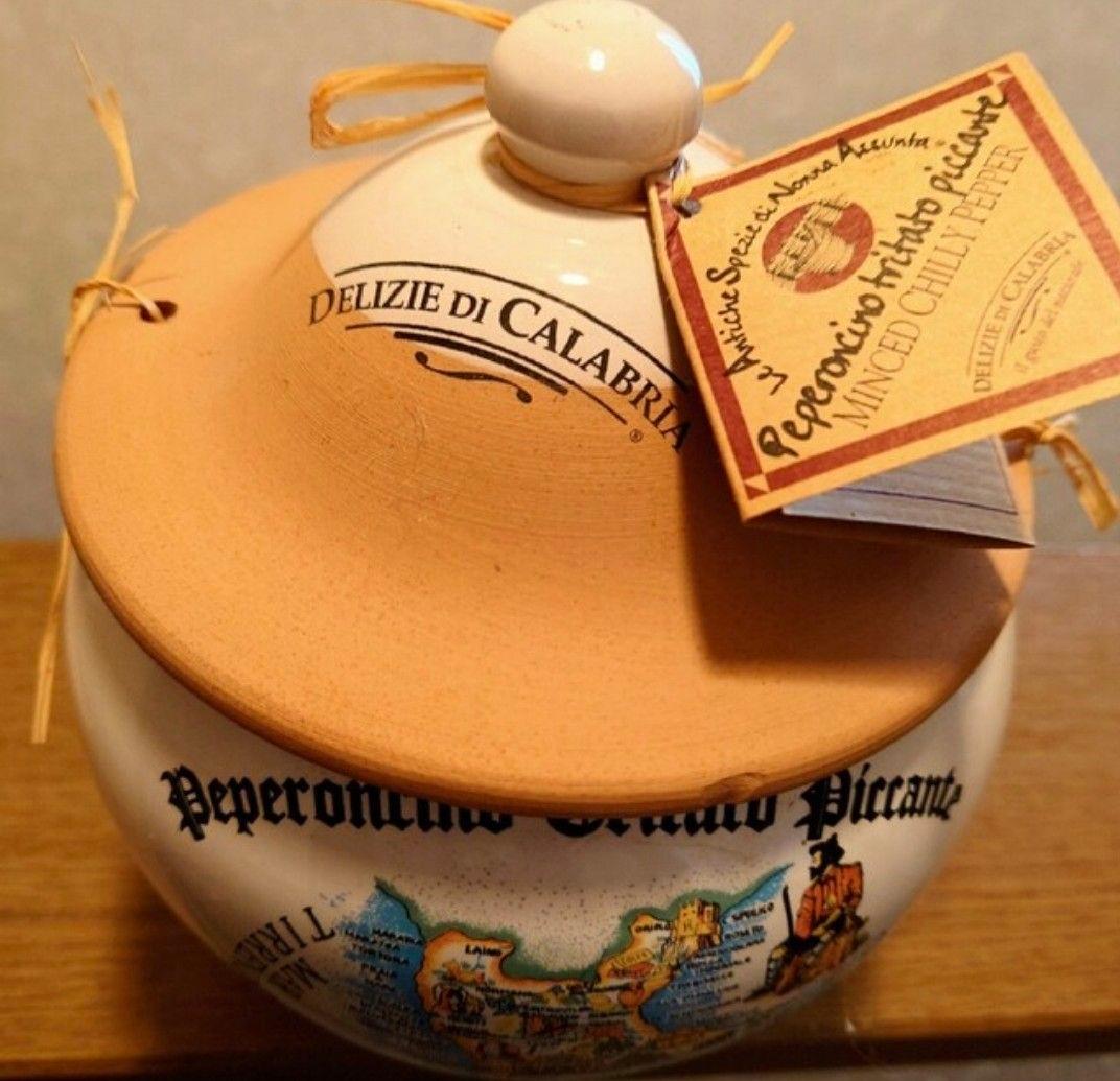 アンティーク　イタリア地図陶器調味料入れ　未使用品