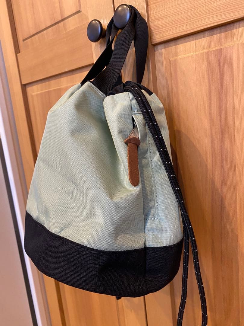 GREGORY 巾着型バッグ ライトグリーン/ブラック/CINCH BAG M