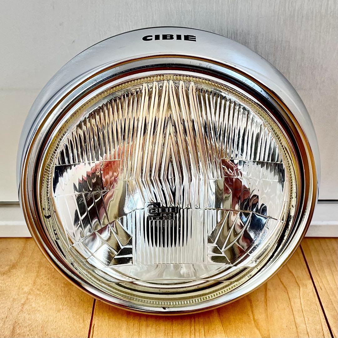 当時物 CIBIE シビエ 凹み ヘッドライト CB400F ホーク マーシャル