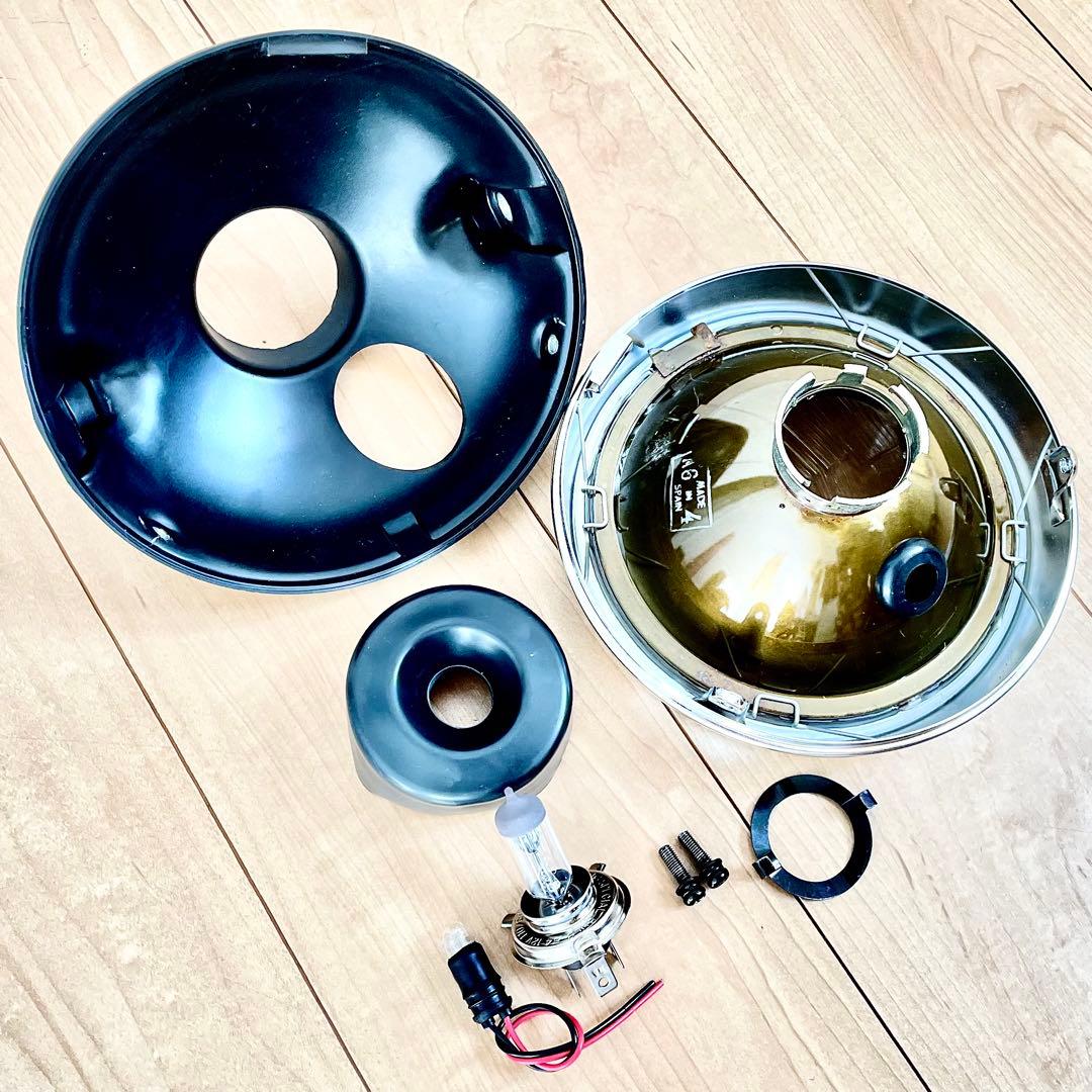 当時物 CIBIE シビエ 凹み ヘッドライト CB400F ホーク マーシャル