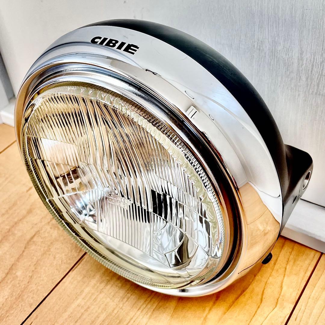 当時物 CIBIE シビエ 凹み ヘッドライト CB400F ホーク マーシャル