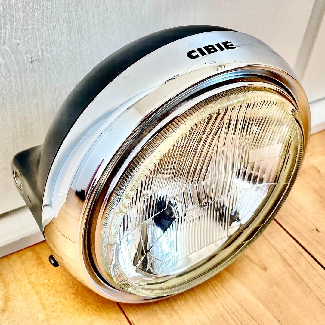 当時物 CIBIE シビエ 凹み ヘッドライト CB400F ホーク マーシャル