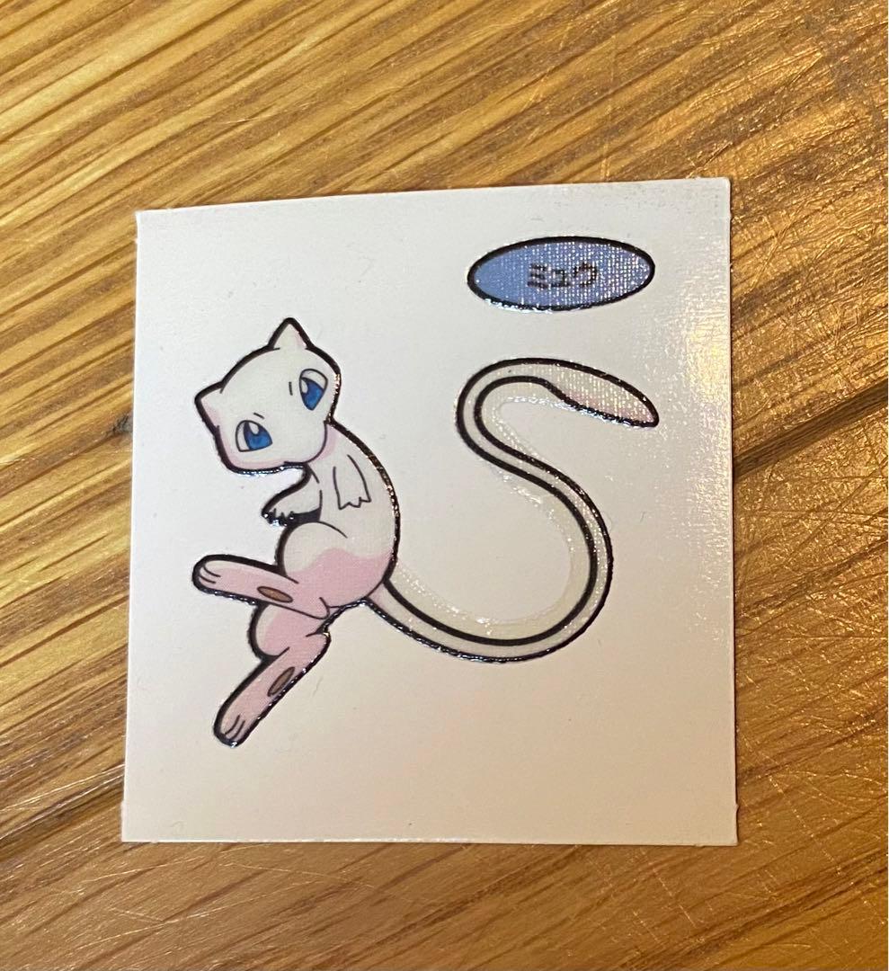 ポケモンパン　デコキャラシール ミュウ初期レア