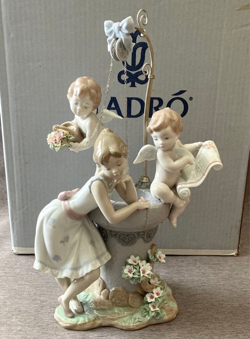 最終値下げ！　リヤドロ　幸せを運ぶ天使たち　大型限定作品　リミテッドエディション