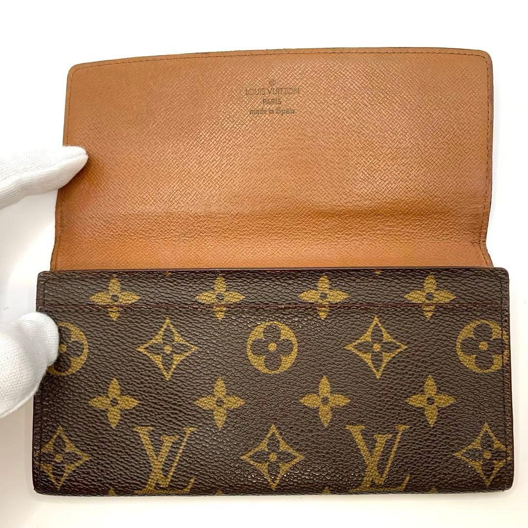 ルイヴィトン お札入れ 二つ折り財布 モノグラム 長財布 折り財布 カード入れ