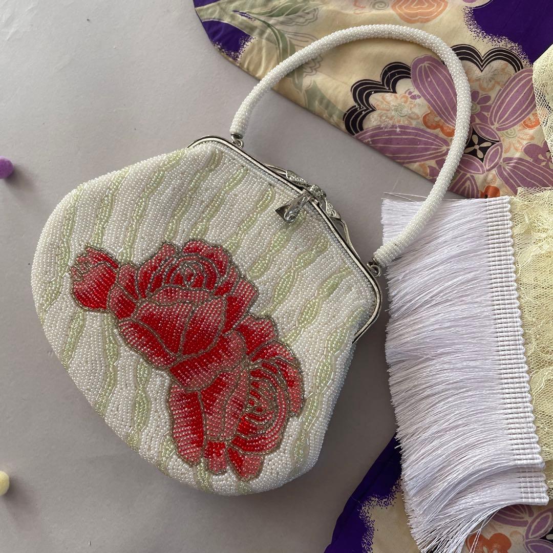 七五三　５歳〜６歳向き　小さめ７歳さん　アンティーク着物セット