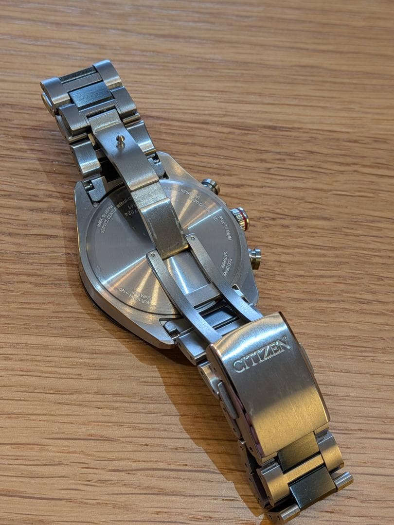 極美品 25年10月購入 シチズン アテッサ アクトライン AT8186-51L