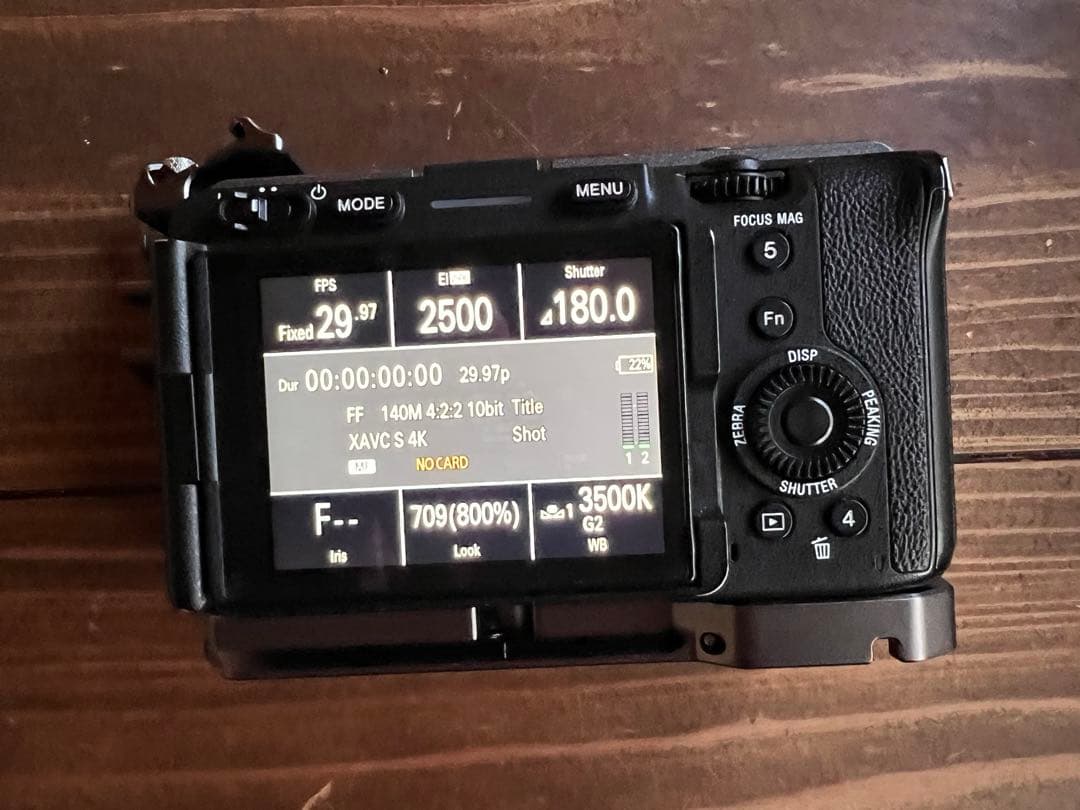 ソニーfx30多言語メニュー